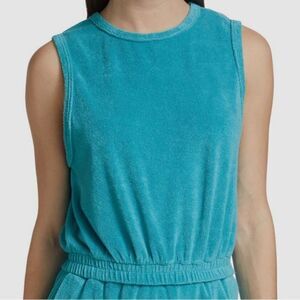 NWT Monrow terry cloth sleeveless tank top women's size xxs